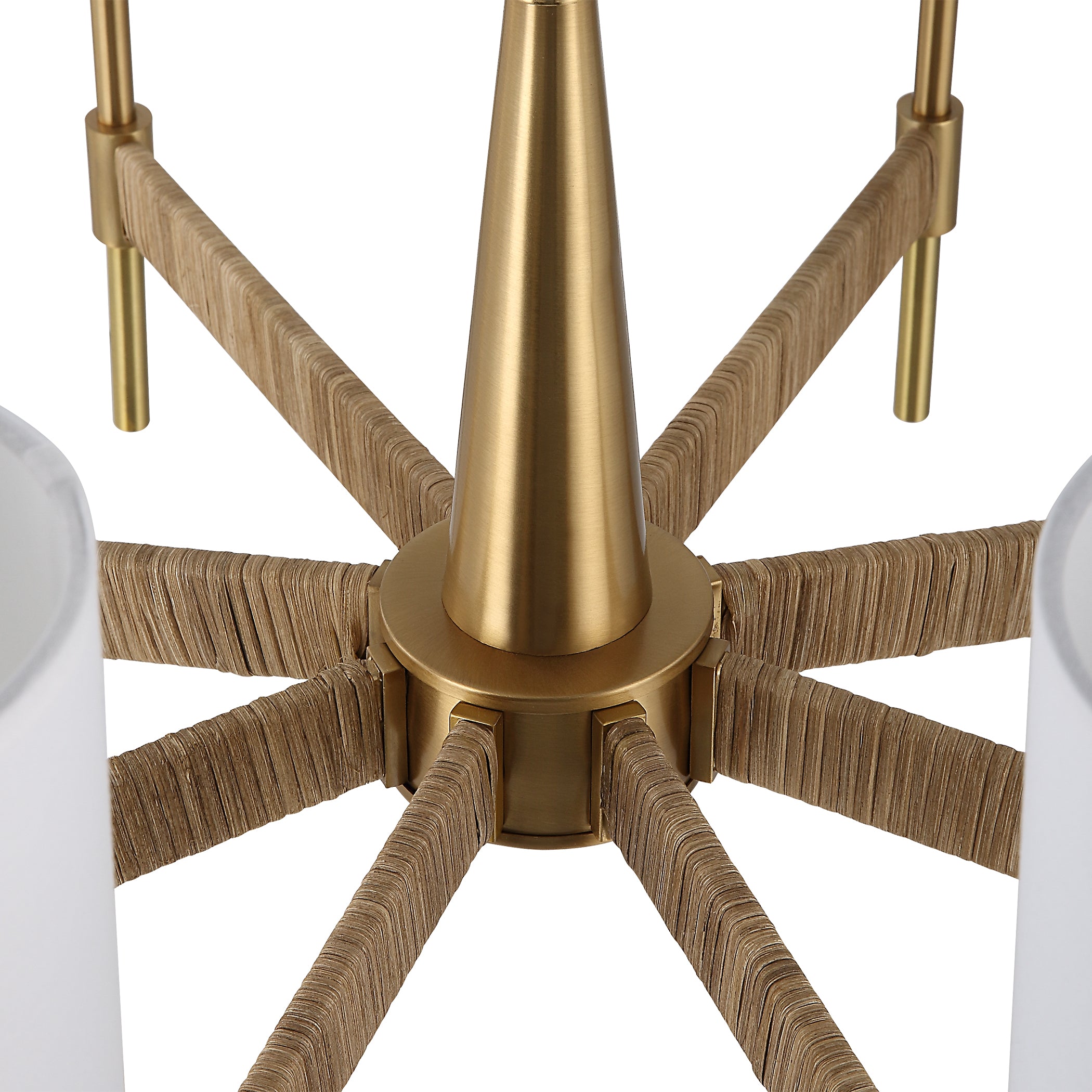 Uttermost Home Uttermost Lautoka Rattan 8 Light Chandelier