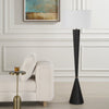 Uttermost Lighting Uttermost Layla Black Tapered Floor Lamp