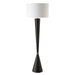 Uttermost Lighting Uttermost Layla Black Tapered Floor Lamp