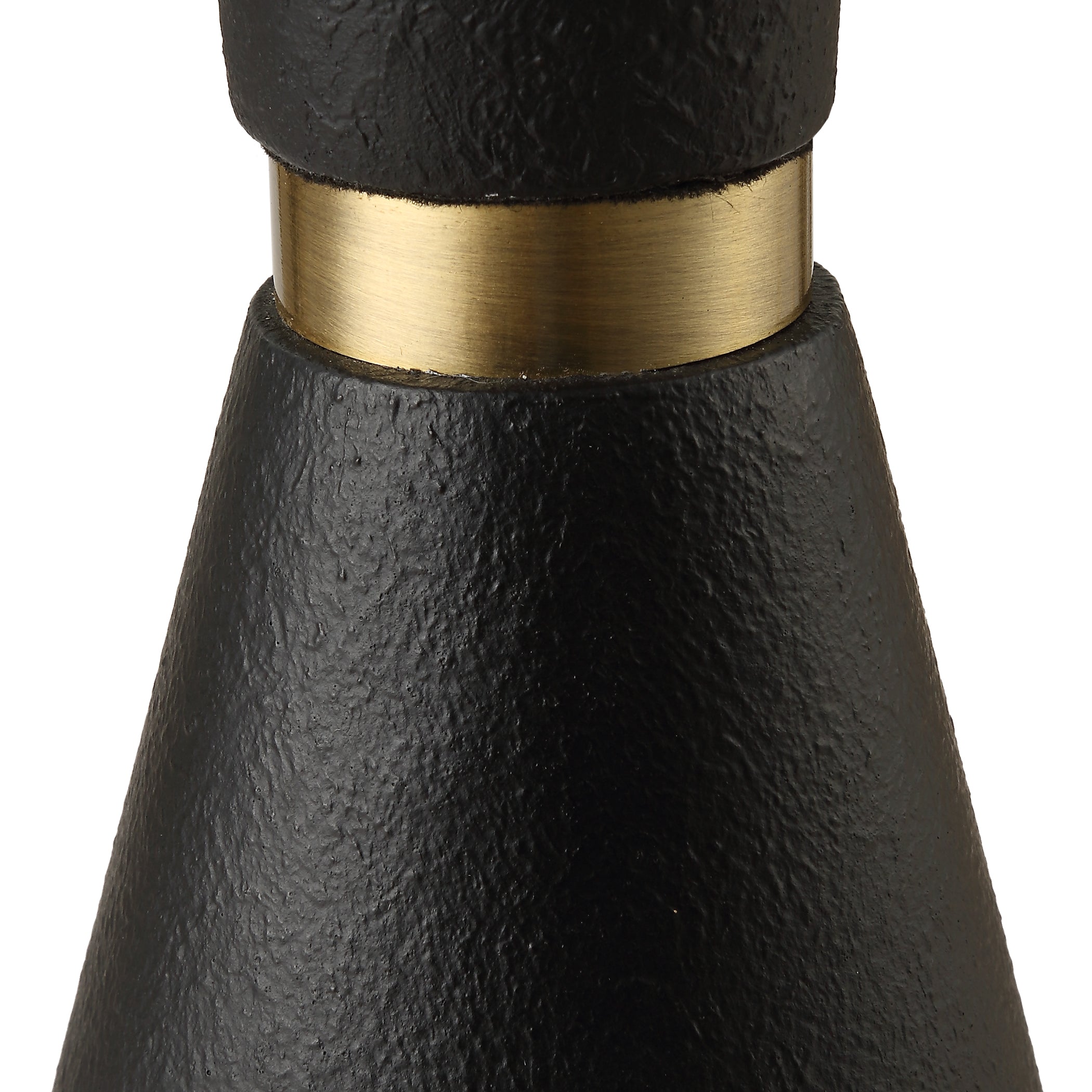 Uttermost Lighting Uttermost Layla Black Tapered Floor Lamp