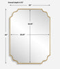 Uttermost Home Decor Uttermost Lennyn Gold Vanity Mirror