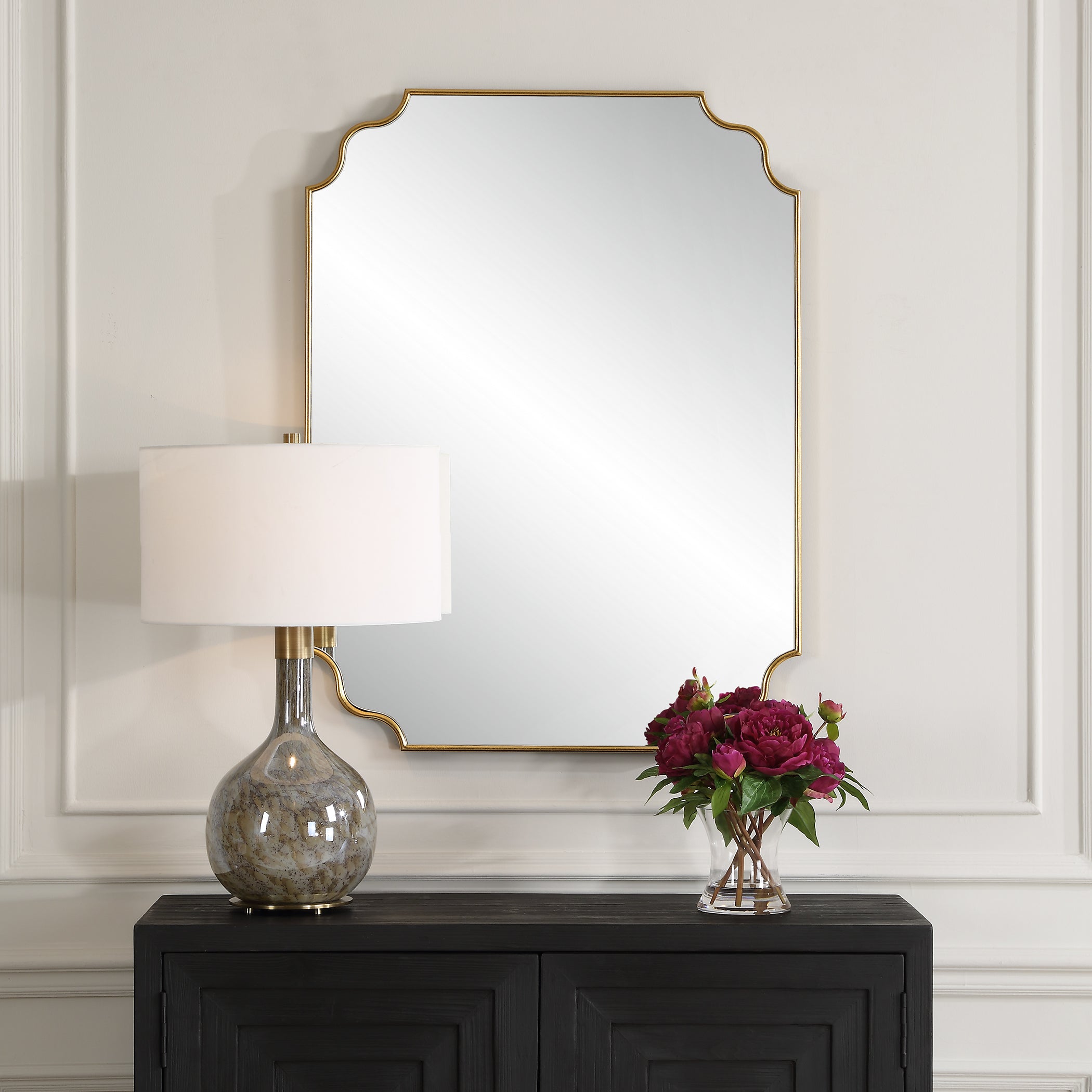 Uttermost Home Decor Uttermost Lennyn Gold Vanity Mirror