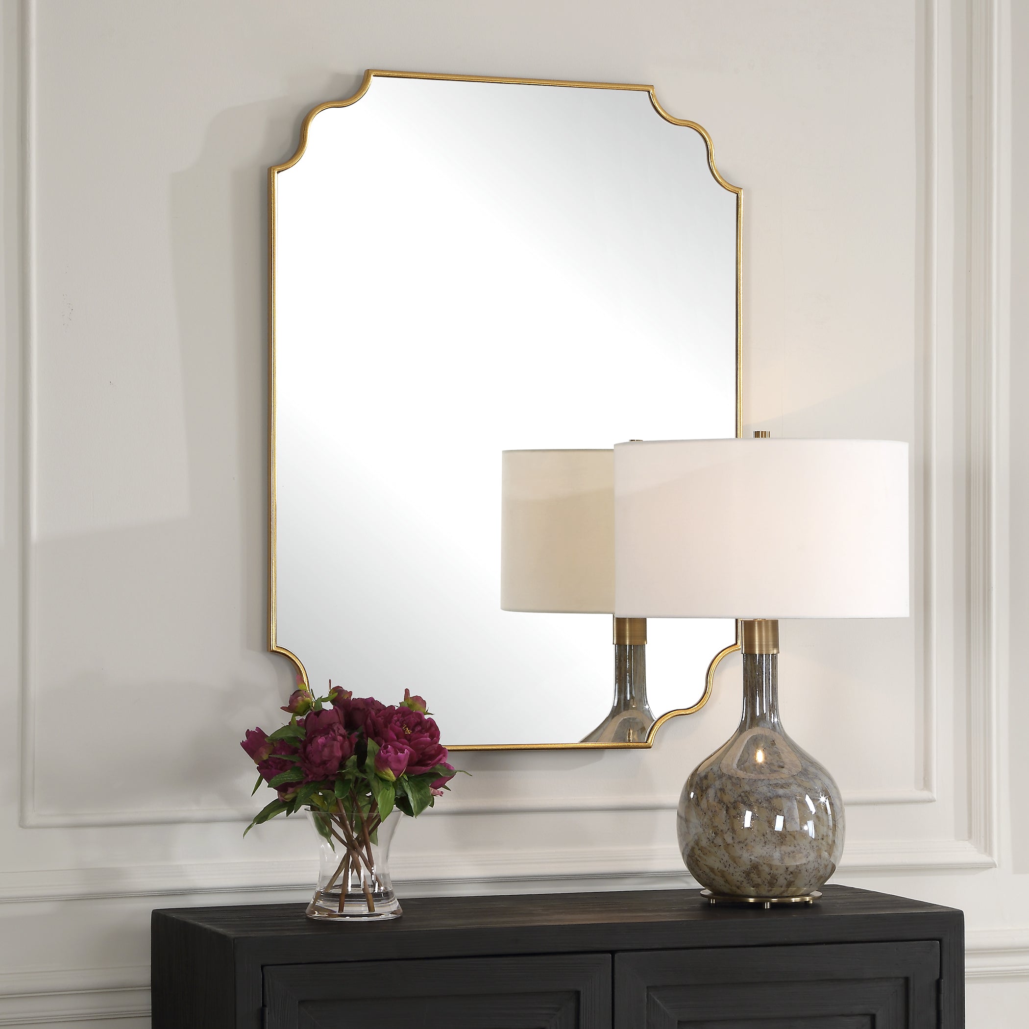 Uttermost Home Decor Uttermost Lennyn Gold Vanity Mirror