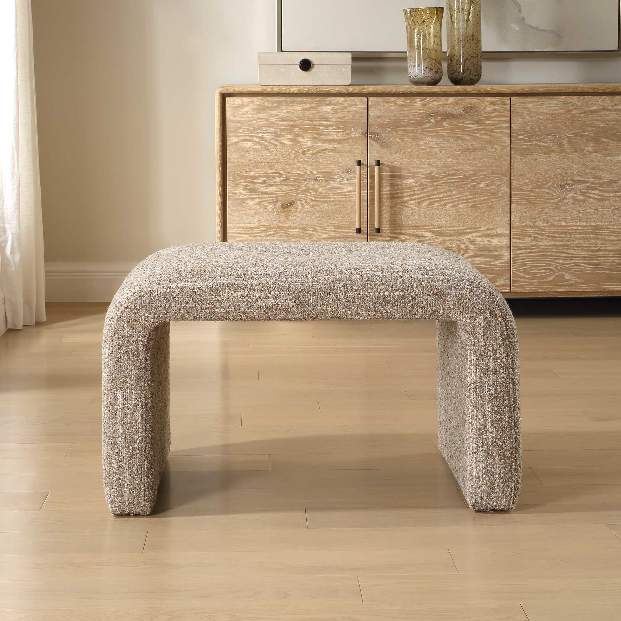 Uttermost Uttermost Leora Upholstered Modern Small Bench