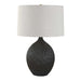 Uttermost Uttermost Levee Satin Black Table Lamp