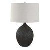 Uttermost Uttermost Levee Satin Black Table Lamp