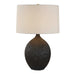 Uttermost Uttermost Levee Satin Black Table Lamp