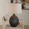 Uttermost Uttermost Levee Satin Black Table Lamp