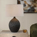 Uttermost Uttermost Levee Satin Black Table Lamp