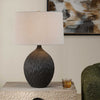Uttermost Uttermost Levee Satin Black Table Lamp