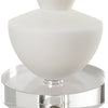 Uttermost Home Uttermost Lido White Stone Candleholders, Set/2