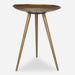 Uttermost Furniture Uttermost Lily Pad Antique Brass Accent Table