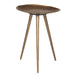 Uttermost Furniture Uttermost Lily Pad Antique Brass Accent Table