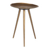 Uttermost Furniture Uttermost Lily Pad Antique Brass Accent Table