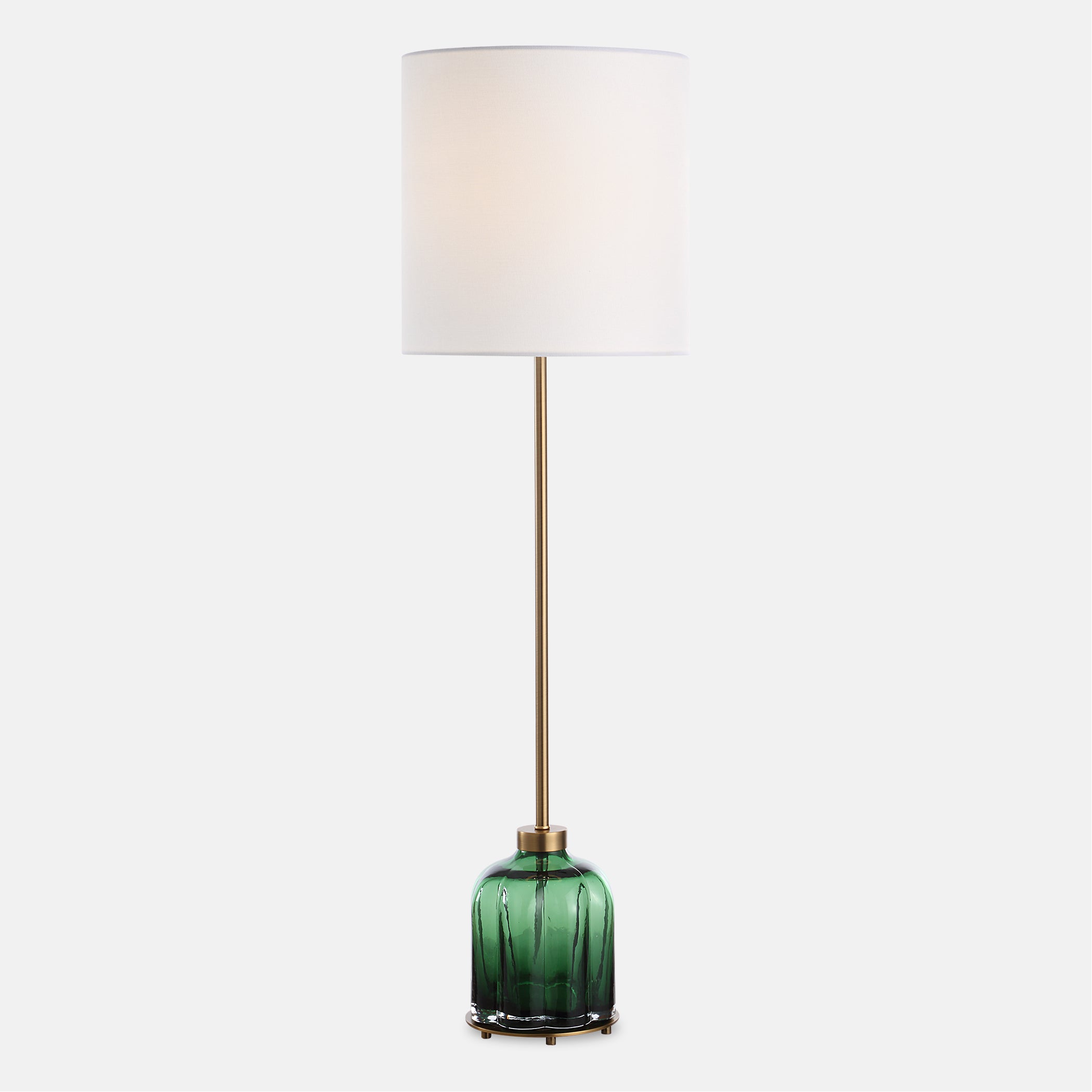 Uttermost Lighting Uttermost Lois Green Glass Buffet Lamp
