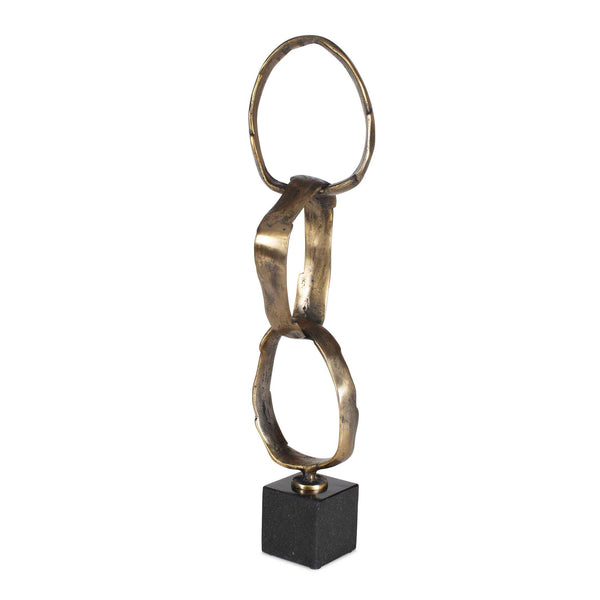 Uttermost Home Decor Uttermost Loopform Brass Ring Sculpture