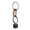 Uttermost Home Decor Uttermost Loopform Brass Ring Sculpture