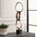Uttermost Home Decor Uttermost Loopform Brass Ring Sculpture