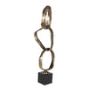 Uttermost Home Decor Uttermost Loopform Brass Ring Sculpture