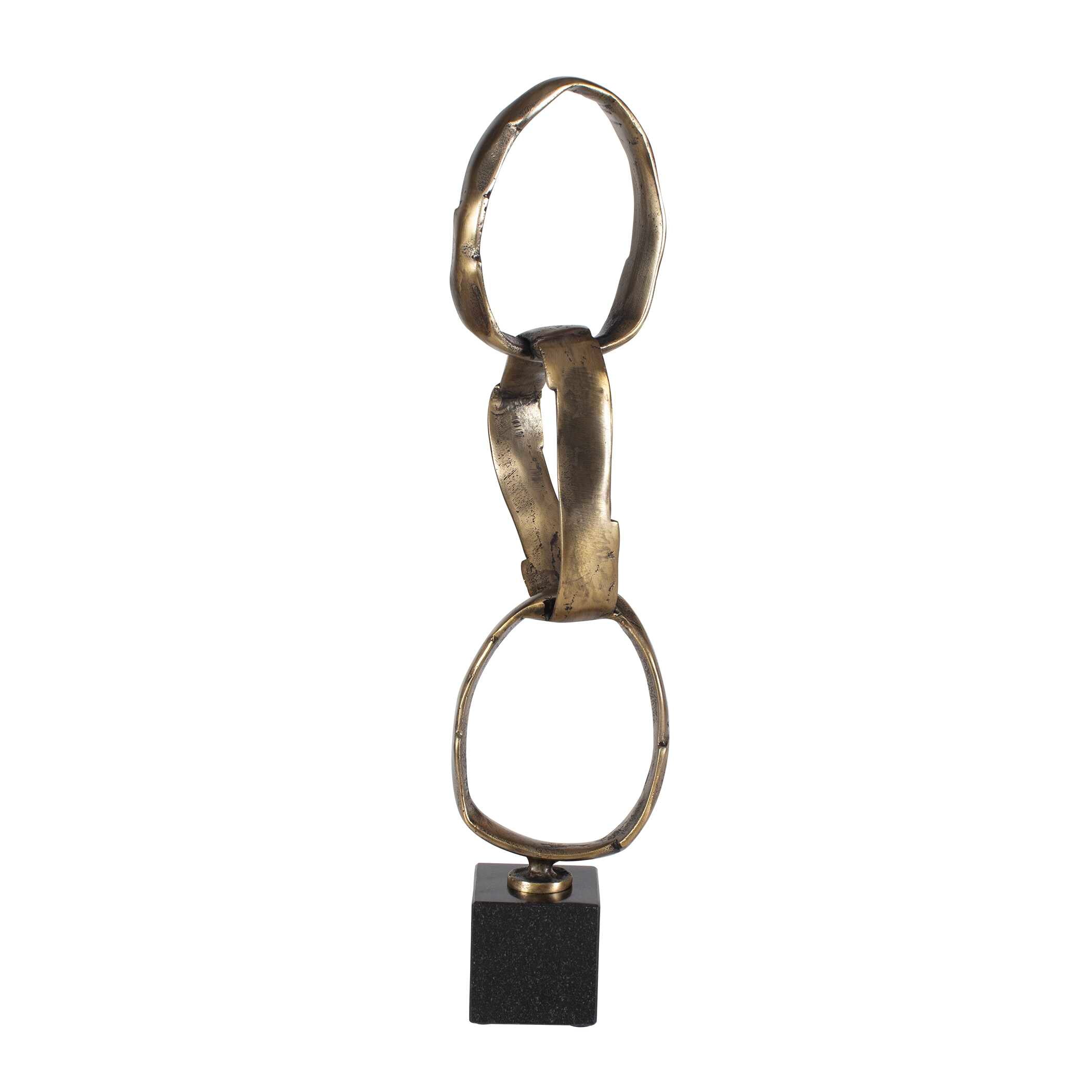 Uttermost Home Decor Uttermost Loopform Brass Ring Sculpture