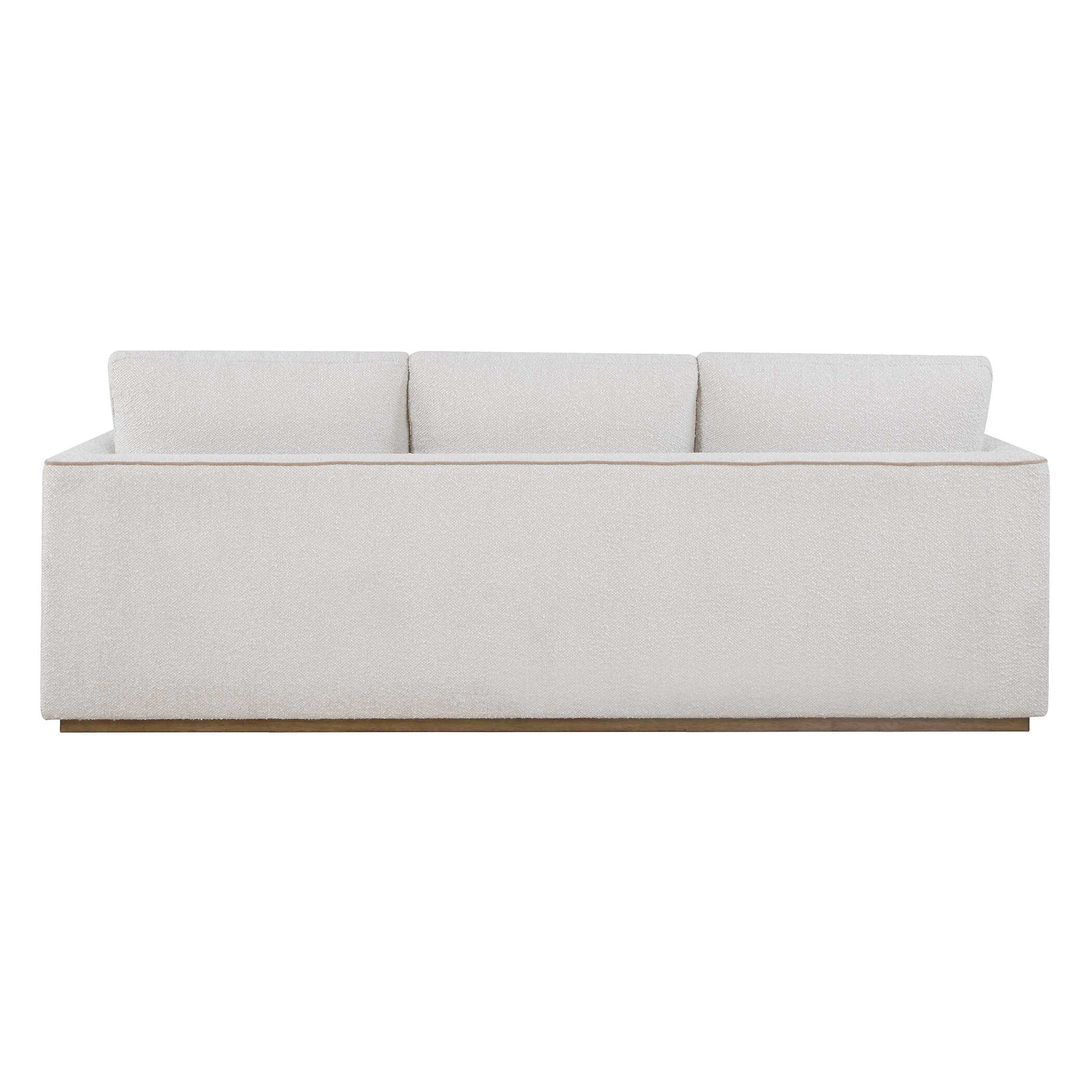 Uttermost Furniture Uttermost Lorien Cream Boucle Sofa
