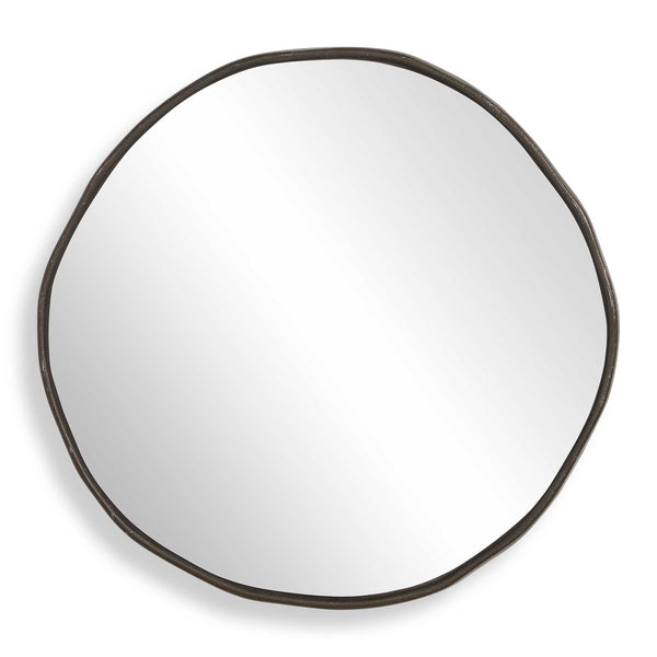 Uttermost Home Decor Uttermost Lowen Round Bronze Mirror