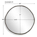 Uttermost Home Decor Uttermost Lowen Round Bronze Mirror