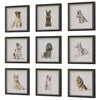 Uttermost Home Decor Uttermost Loyal Companion Framed Dog Prints, S/9