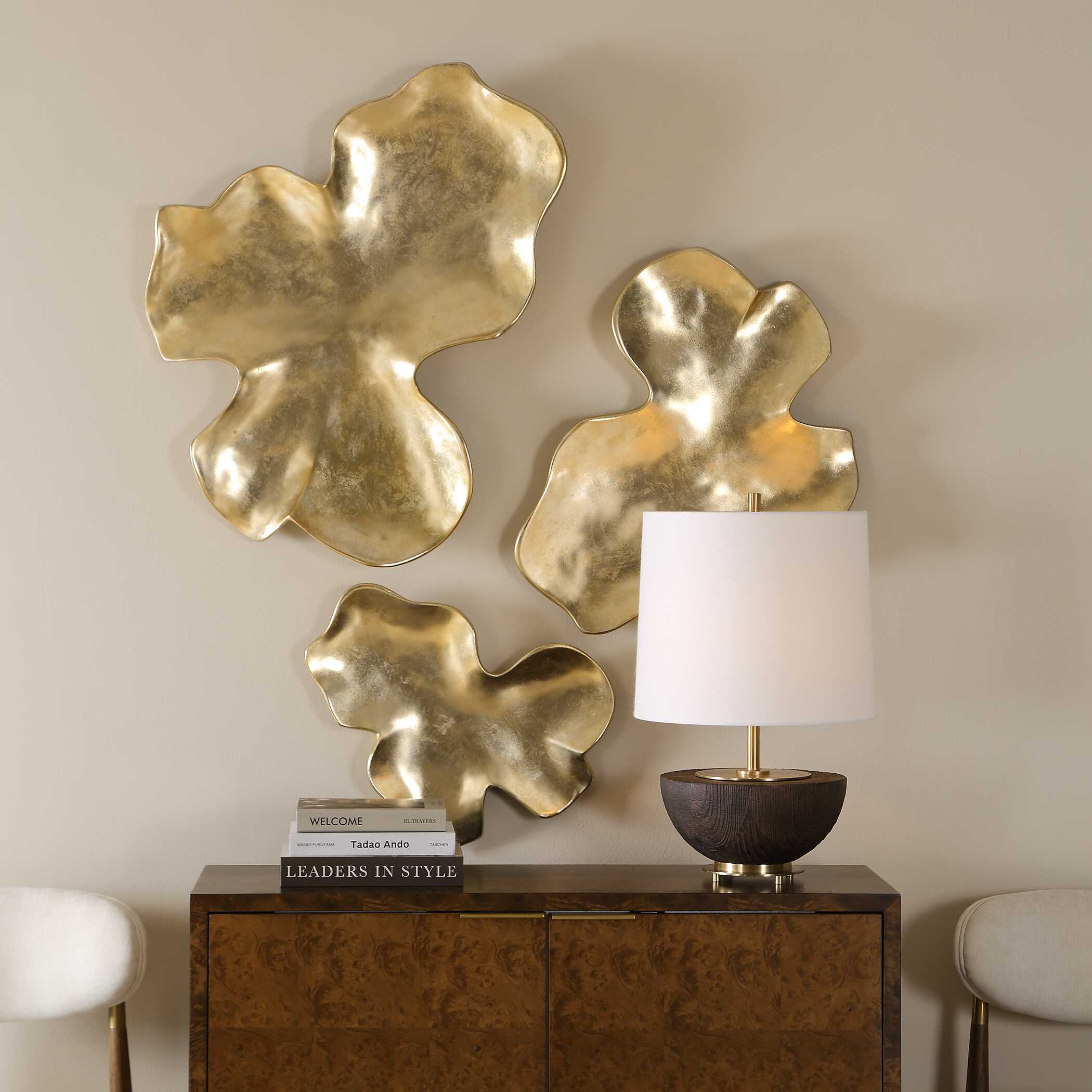 Uttermost Home Decor Uttermost Lumina Gold Wall Decor, S/3