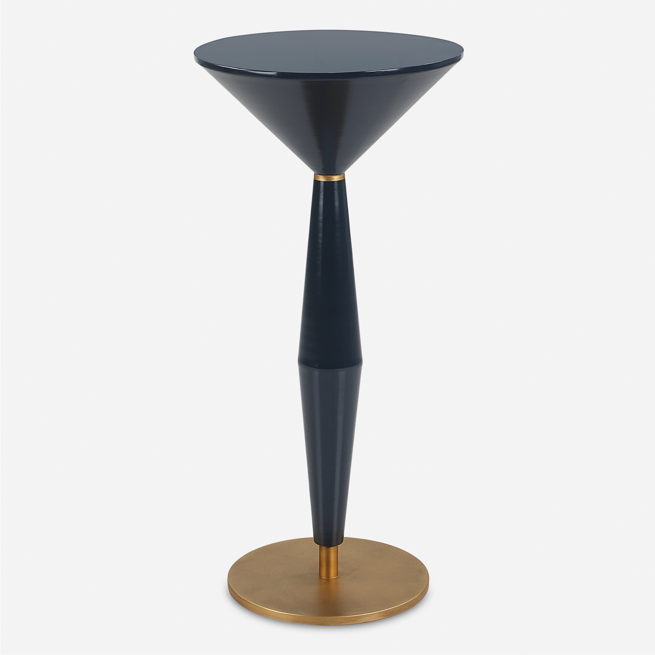 Uttermost Furniture Uttermost Luster Navy Blue Accent Table
