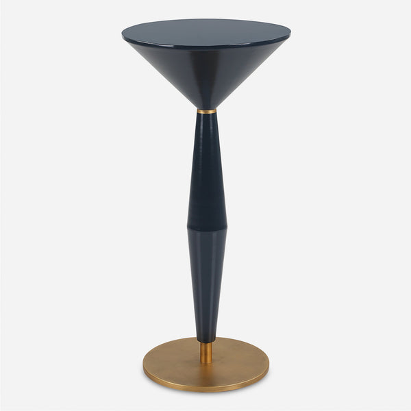 Uttermost Furniture Uttermost Luster Navy Blue Accent Table