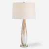 Uttermost Lighting Uttermost Lyra White & Gold Table Lamp