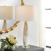 Uttermost Lighting Uttermost Lyra White & Gold Table Lamp