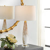 Uttermost Lighting Uttermost Lyra White & Gold Table Lamp