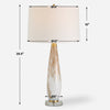 Uttermost Lighting Uttermost Lyra White & Gold Table Lamp