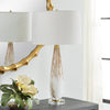 Uttermost Lighting Uttermost Lyra White & Gold Table Lamp