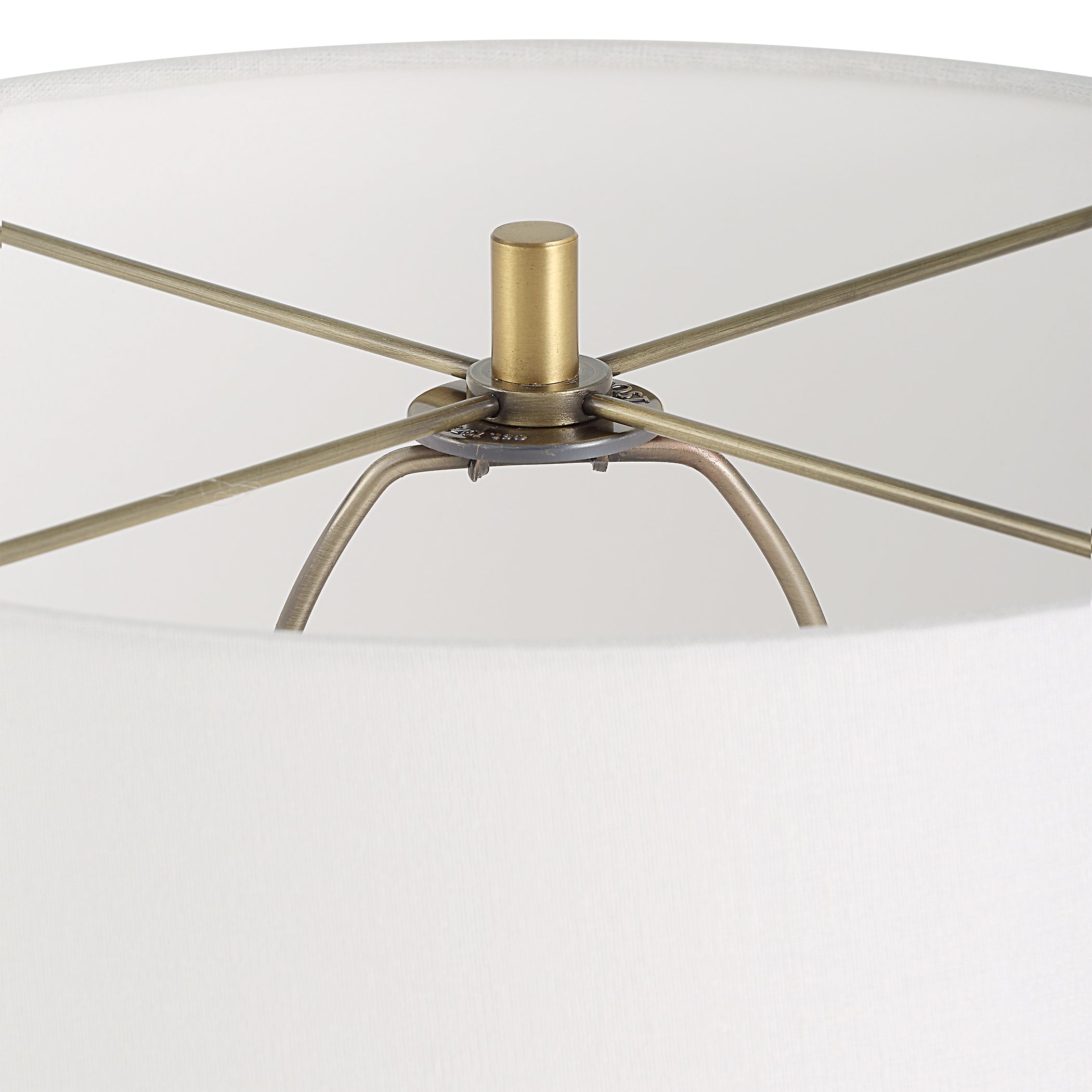 Uttermost Lighting Uttermost Lyra White & Gold Table Lamp