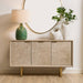 Uttermost Furniture Uttermost Maeva 3 Door Light Wood Cabinet