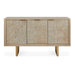 Uttermost Furniture Uttermost Maeva 3 Door Light Wood Cabinet