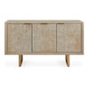 Uttermost Furniture Uttermost Maeva 3 Door Light Wood Cabinet