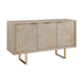 Uttermost Furniture Uttermost Maeva 3 Door Light Wood Cabinet