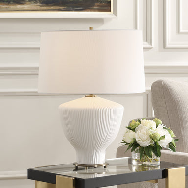 Uttermost Lighting Uttermost Maisie White Table Lamp