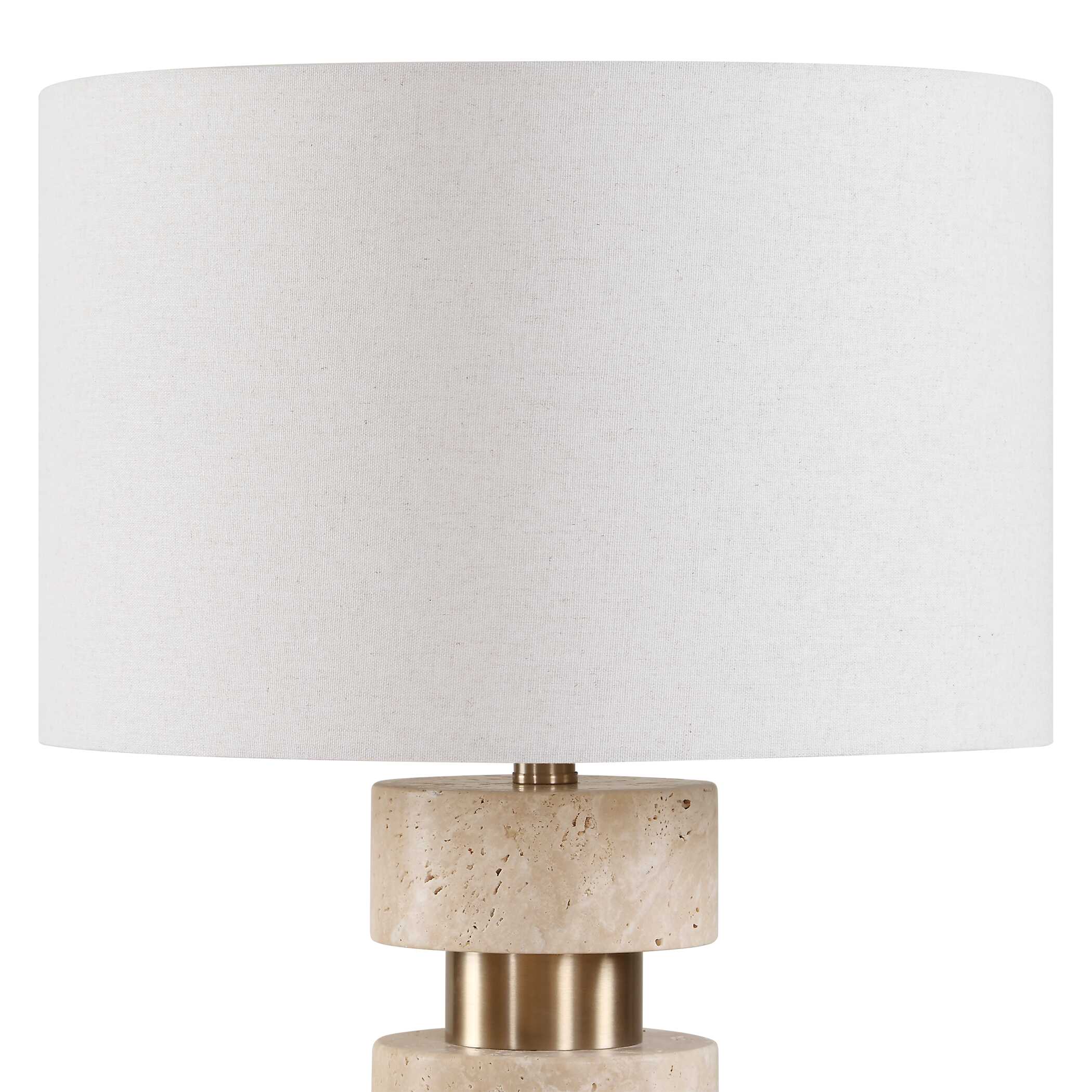 Uttermost Lighting Uttermost Makani Travertine Table Lamp