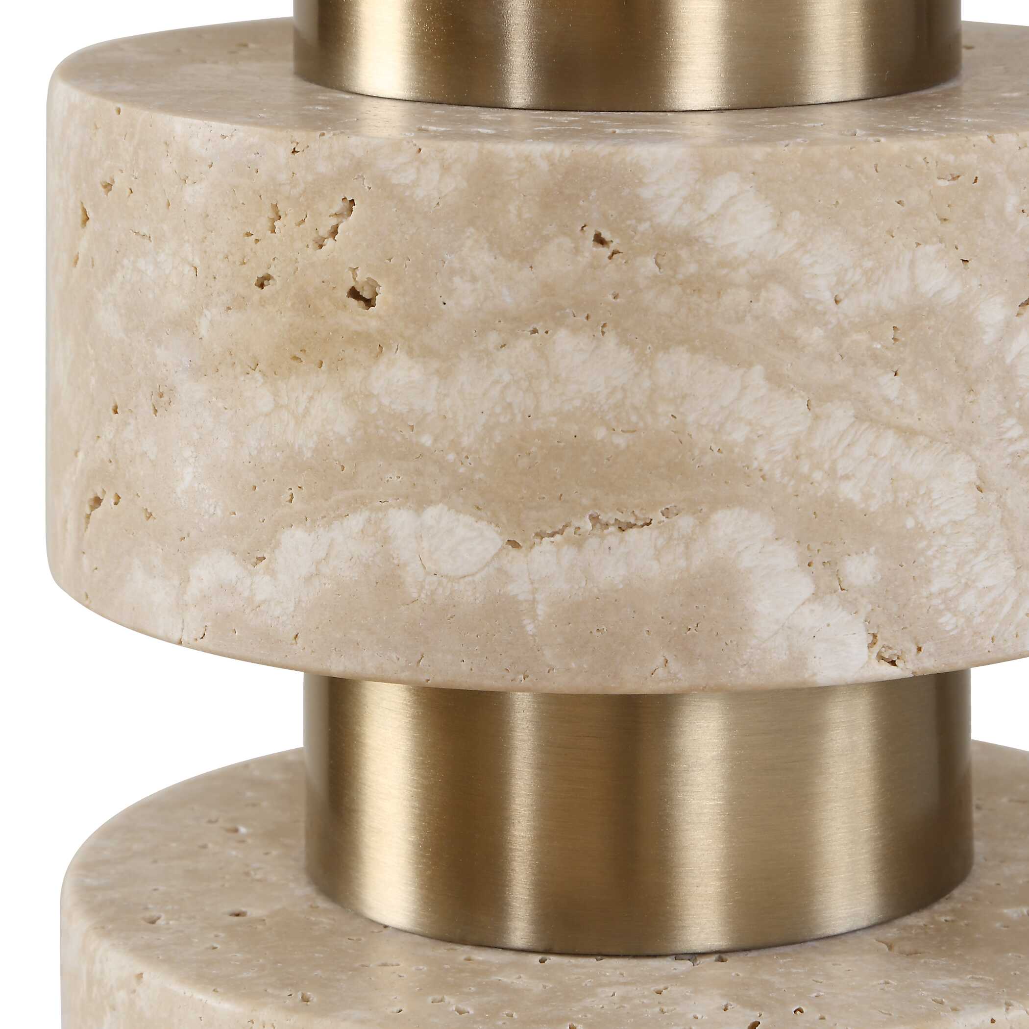 Uttermost Lighting Uttermost Makani Travertine Table Lamp