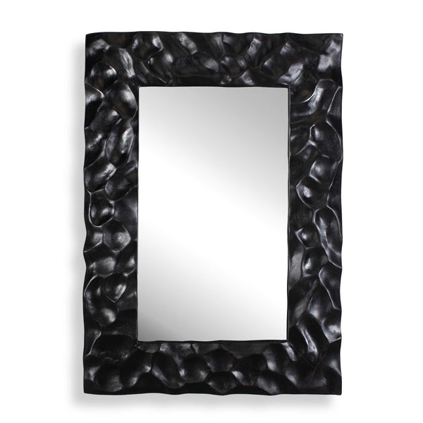 Uttermost Home Decor Uttermost Malosi Black Carved Mirror