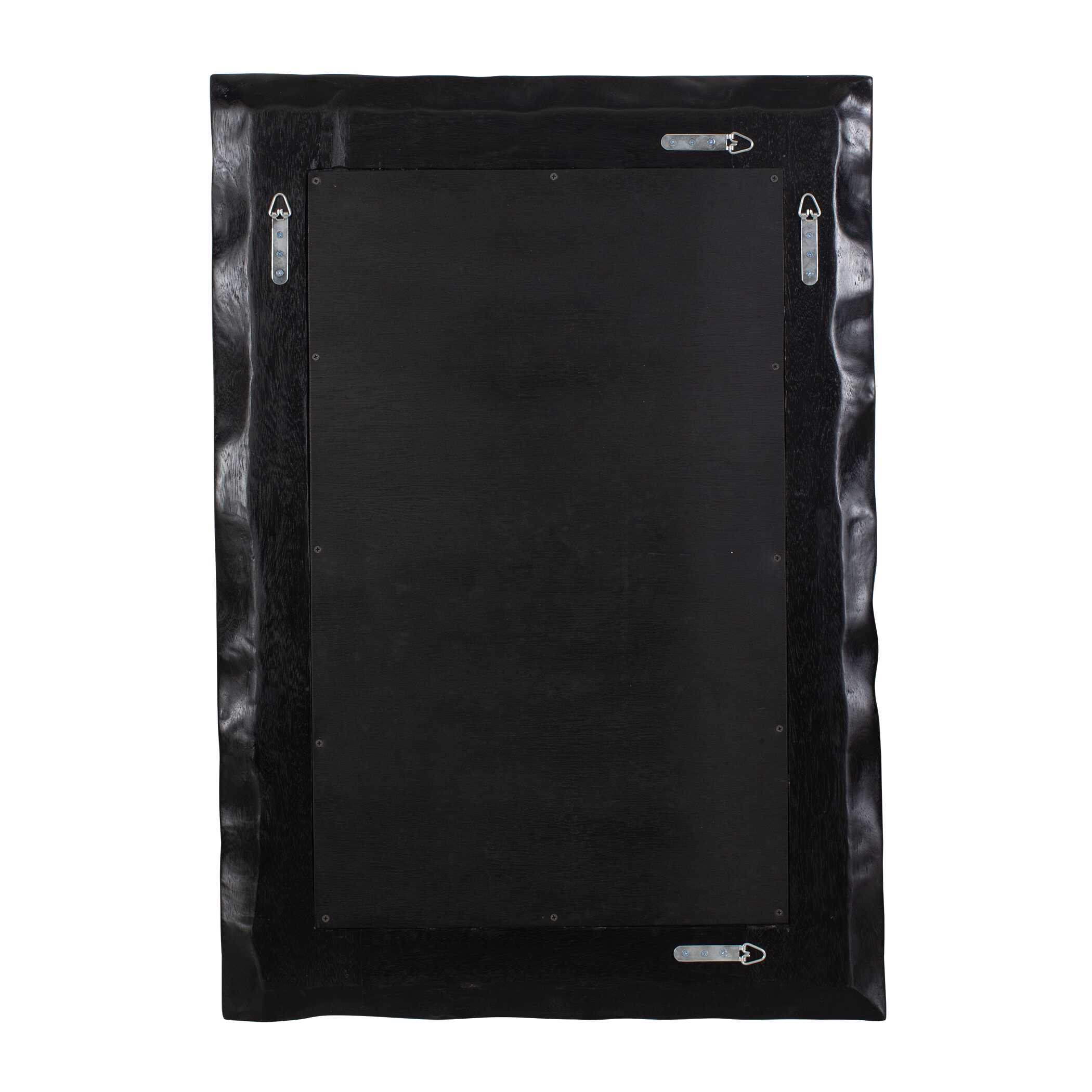 Uttermost Home Decor Uttermost Malosi Black Carved Mirror
