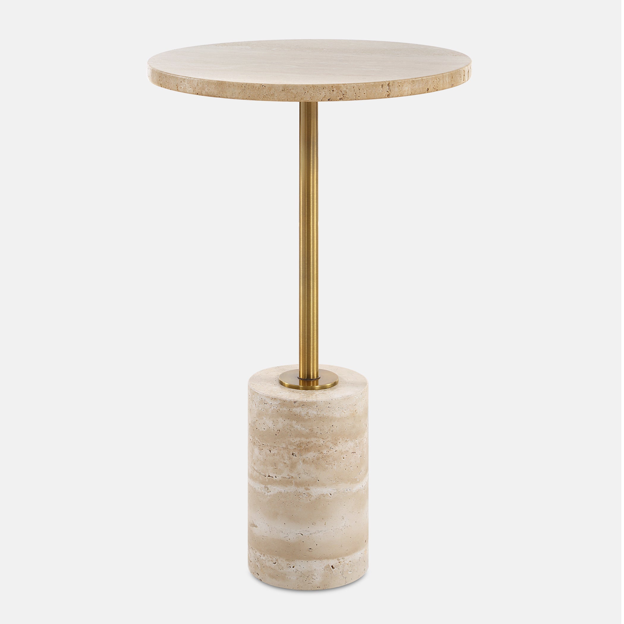 Uttermost Home Decor Uttermost Malya Travertine Accent Table