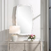 Uttermost Home Decor Uttermost Marbella White Mirror