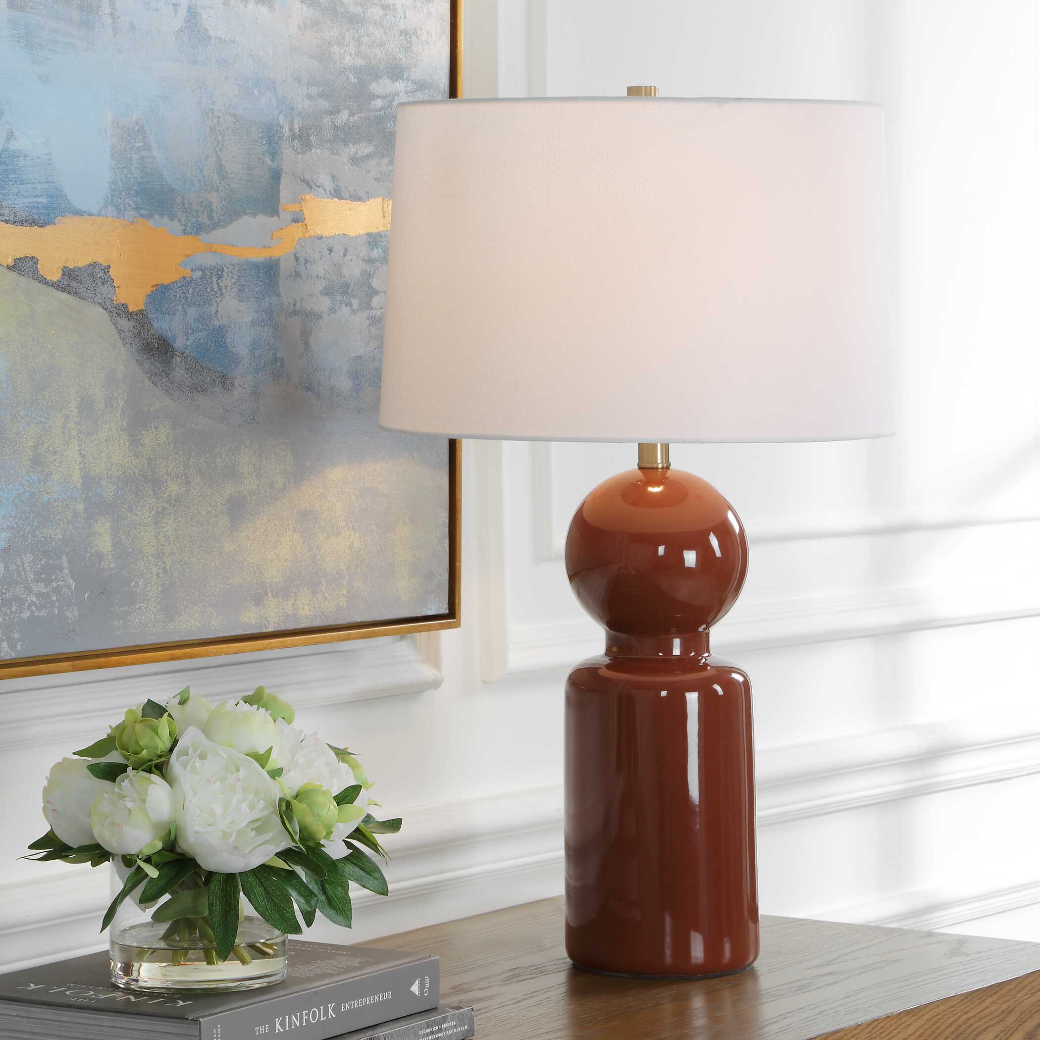 Uttermost Lighting Uttermost Marco Sienna Glaze Table Lamp