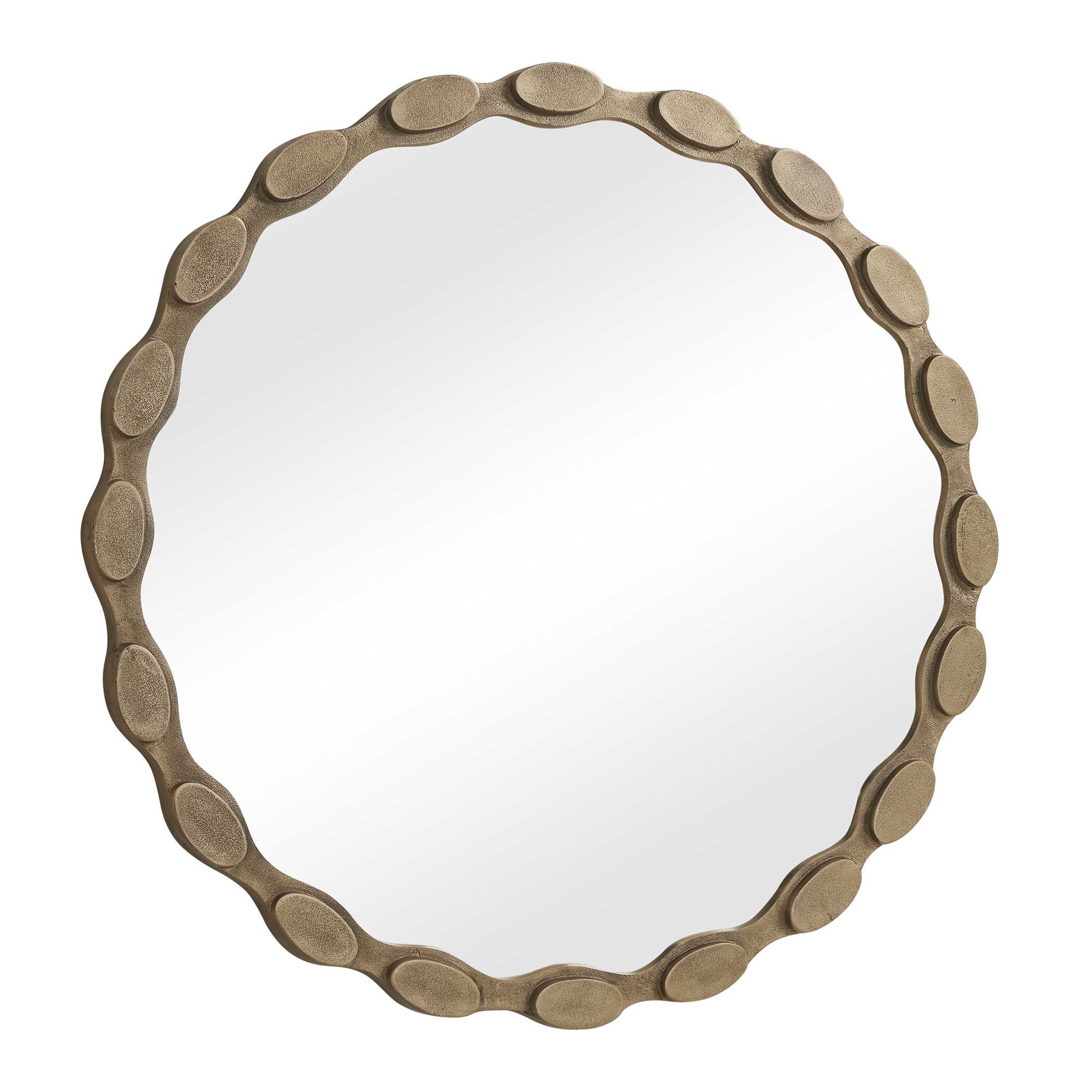 Uttermost Home Decor Uttermost Marietta Round Brass Mirror